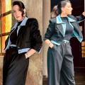  Nora Fatehi raises the style quotient with her dual-toned jacket and wide-leg pants 