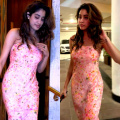 Janhvi Kapoor’s pink strapless floral-printed midi is perfect for summertime brunch dates