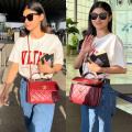 Mouni Roy flaunts her Gen-Z-approved fashion game with a laid-back airport look
