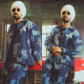 Diljit Dosanjh rocks the denim-on-denim trend; shows his signature swag in white turban and sleek sunglasses
