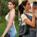 Khushi Kapoor's April photo dump is all about stunning outfits; from crochet bralette to denim on denim