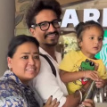 Haarsh Limbachiyaa says THIS as son Gola flashes smile for the cameras; Bharti Singh shows concern for paps