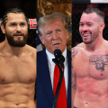'I Don't Think He Cares' Jorge Masvidal Exposes Colby Covington's Friendship With Former President Donald Trump