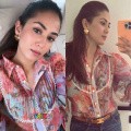Mira Rajput’s floral-printed chanderi shirt is a true summer-friendly delight 