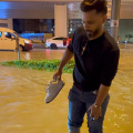 WATCH: Rahul Vaidya wades through knee-deep water as Dubai floods; sarcastically says 'Habibi, welcome...'