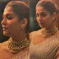 Nayanthara serves summer wedding guest inspo in simple saree with heavy choker; she's a sight for sore eyes