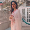 Pakistani actress Mahira Khan looks dreamy in white embroidered saree as she extends belated Eid Mubarak wishes