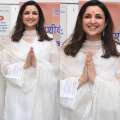 Chamkila actress Parineeti Chopra stuns in white organza kurta set that is perfect for temple visits in summer