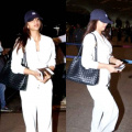 Suhana Khan serves a Gen Z-approved laid-back airport look wearing comfy white co-ord set