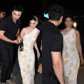 Alia Bhatt opts for one-shoulder white dress with orange print for dinner date with Ranbir Kapoor