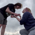 Tornado proposal video goes viral: Woman pops the question in whirlwind moment