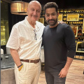 PIC: Anupam Kher meets 'favorite actor' Jr NTR in Mumbai; praises RRR star's work