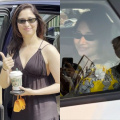Tamannaah Bhatia sports adorable smile and chic outfit as she enters her car at Versova Jetty; see VIDEO
