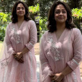Jyothika’s pink chikankari kurta set proves simplicity never goes out of fashion