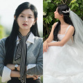 Kim Ji Won looks ethereal in white wedding dress from Queen of Tears; bids goodbye to Hong Haein