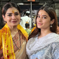 PICS: Raveena Tandon and daughter Rasha Thadani stun in traditional outfits as they visit Bhimashankar Temple