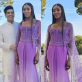 Naomi Campbell’s lavender see-through saree designed by Manish Malhotra is something you’ve never seen before