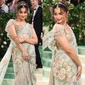 Met Gala 2024: Alia Bhatt serves timeless elegance in mint green 3D floral saree by Sabyasachi