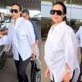 Malaika Arora’s stylish airport look with oversized shirt proves that white is the color of the season