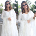 Kriti Sanon gives her airport fashion an ethnic spin in all white kurta set 