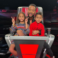 John Legend Shares BTS Pic Of His Kids At The Voice; Calls Them His 'Favorite Coaching Advisors'