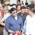 5 PHOTOS: Chiranjeevi receives warm welcome as he returns with Ram Charan, Upasana after attending Padma Awards 2024 in Delhi