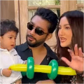 Gauahar Khan shares glimpses from son Zehaan's first birthday celebration amid BMC demolishing party decor issue