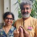 SS Rajamouli rushes to polling booth directly from airport; Chiranjeevi casts vote with wife in Lok Sabha Elections