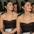 Alia Bhatt's wine coloured strapless dress at the Gucci Cruise Show 2024 may be minimal, but the impact is maximal