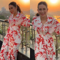 Karisma Kapoor makes us go 'Hai Hai Mirchi' as she opts for white and red maxi dress to beat the heat