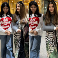 Aishwarya Rai Bachchan’s airport fashion is all things cosy in long printed coat as she returns from Cannes