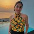 Disha Parmar looks gorgeous in floral halter neck top as she vacations in Greece; gives glimpse of magical sunset
