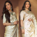 Shruti Haasan gives black a break; looks ethereal in cream saree with heavy traditional accessories