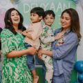 Shreya Ghoshal, Sunidhi Chauhan and Neeti Mohan pose together with their sons; Internet is having a meltdown