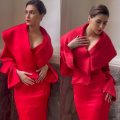 Kriti Sanon’s red gown with bold lips makes for a perfect pre-wedding Cocktail party look