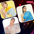 9 high neck blouse designs to add panache to your sarees: Deepika Padukone, Alia Bhatt to Janhvi Kapoor