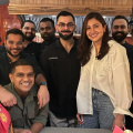Anushka Sharma-Virat Kohli are all smiles as they happily pose with fans during their dinner date in Mumbai; PICS