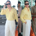 Kareena Kapoor is making everyday basics look stylish in yellow shirt and relaxed white pants