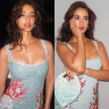  Disha Patani’s sparkling aqua blue mini dress worth Rs 2,01,400 paired with heart-shaped bag can start a party anywhere 