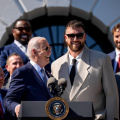 Travis Kelce Wearing Secret Service Badge During Chiefs Visit To White House Leaves NFL Fans Hollering: 'Stolen Valor Suspend Him'