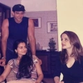 THROWBACK PIC: When Hrithik Roshan, Sussanne and Ameesha Patel enjoyed dinner together and 'when friendships between costars existed'