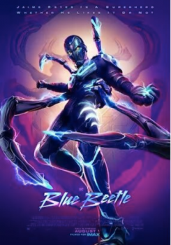 Blue Beetle Trailer movie poster