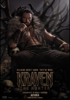 Kraven the Hunter movie poster