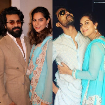 Upasana Konidela restyles her iconic blue sharara for Vishu celebrations with Ram Charan and we’re loving the throwback