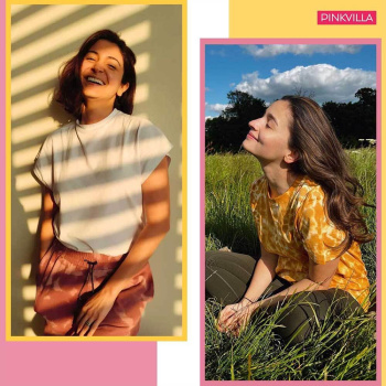 Learn how to style oversized T-shirt from 7 fits served by Alia Bhatt, Anushka Sharma, Janhvi Kapoor, and more