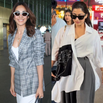 Airport fashion face off: Kiara Advani's chic semi formal look vs Rashmika Mandanna's bold streetwear; who nailed travel style better?