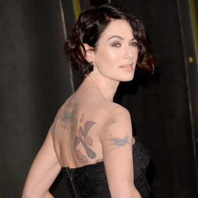 Lena Headey Wrist Tattoos