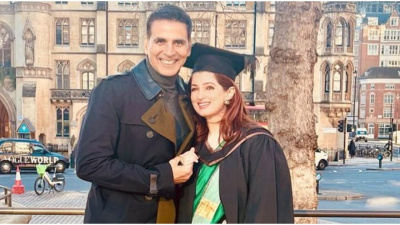 ‘Proud’ Akshay Kumar congratulates ‘super woman’ Twinkle Khanna on her graduation; ‘Wish I had studied a bit more…’
