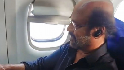 VIDEO: Rajinikanth travels economy class in simple attire despite owning all luxuries; proves why he is a superstar