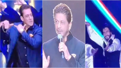 Anant Ambani-Radhika Merchant's Pre-Wedding: Shah Rukh Khan delivers iconic dialogue in Gujarati; Salman Khan, Ranveer Singh dance to chart-topping tracks